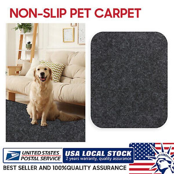 Non-Slip Office Home Pet Training Pad for Potty, Housebreaking, Gray 39"x79"