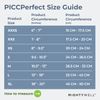 Mighty Well PICCPerfect PICC Line Cover: Soft Touch Double Layer PICC Line Arm Cover | Solid Black, Large