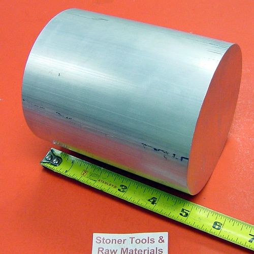 4-1/2" Aluminum 6061 Round Rod 5" Long T6511 4.5" Diameter Solid Lathe Bar Stock
