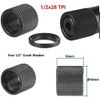 TWP 1/2-28 1/2“x28 TPI Thread Protector, Steel Anodized Black