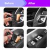 Car Interior Detailing Brush,Soft Bristle Cleaning Brush Black 