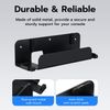 Mcbazel Wall Mount for Nintendo Switch 2, Switch Dock Metal Stand/Controller Holder for NS Switch 2 Console Secure/Stable Mounting with Ventilation Design/Easy Installation with Screw Set