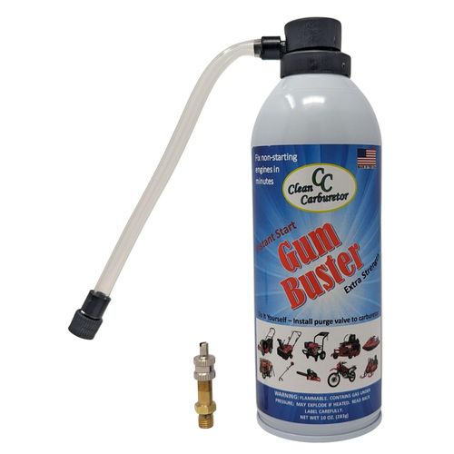CleanCarburetor GumBuster Carburetor Cleaner + Purge Valve Kit