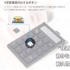Xiraivke Bluetooth 4.0 Numeric Kead, Rechargeable 19 Keys Silent Keyboard with Calculator Function, System Computers, Smartphones, Tablets, Laptops