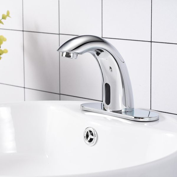 Touchless Faucet Automatic Sensor Cold Hot Water No Contact Toilet
