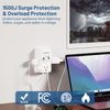 Electrical Outlet Extender with USB Ports(2C2A), Snug Wall Outlet with Night Light, Surge Protector, Wall Plug Adapter for Multiple Devices, Wall Socket Expander