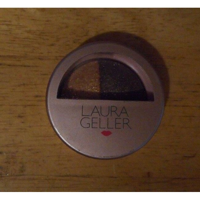 LAURA GELLER BAKED MARBLE SHADOW DUO GILT/BURNISHED unsealed NWOB READ