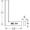 KS Tools 300.0232 Flachwinkel, 150mm