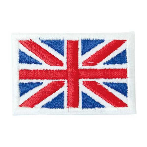 Patch Applique Union Jack Union Flag UK England Flag Union Flag Medium Iron-On Easy Application