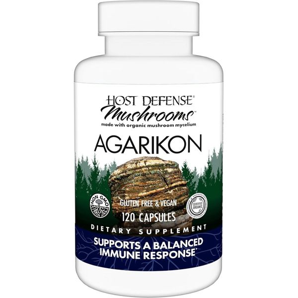 Host Defense Agarikon Capsules - Immune System Support Supplement - Mushroom Sup