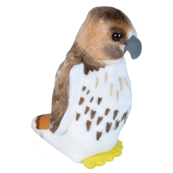 Wild Republic Audubon Birds Red Tailed Hawk Plush with Authentic Bird Sound, Stuffed Animal, Bird Toys for Kids & Birders