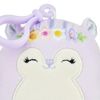 squishmallows 3.5"" Easter Clip-On Sydnee The Squirrel, Pink