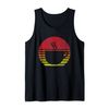 Retro Coffee Mug Silhouette Tank Top