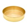 12" Sieve Pan, Brass, Full Height