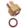 End Feed Straight Tap Connector - 15mm x 1/2" BSP