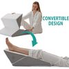 Wedge Pillow Set Memory Foam Adjustable 9&12 Inch Pain Relief for Sleeping
