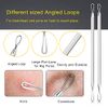 Blackhead Remover Pimple Popping Tool Kit, Boxoyx 10Pcs Professional Pimple Comedone Extractor Popper Tool Acne Removal Kit-Treatment for Pimple, Blackhead, Zit Removing, Forehead,Facial&Nose (Silver)