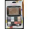 Eye Shadow Palette 12 Pro Colors + Compact & Mirror + Double End Applicator PB-3