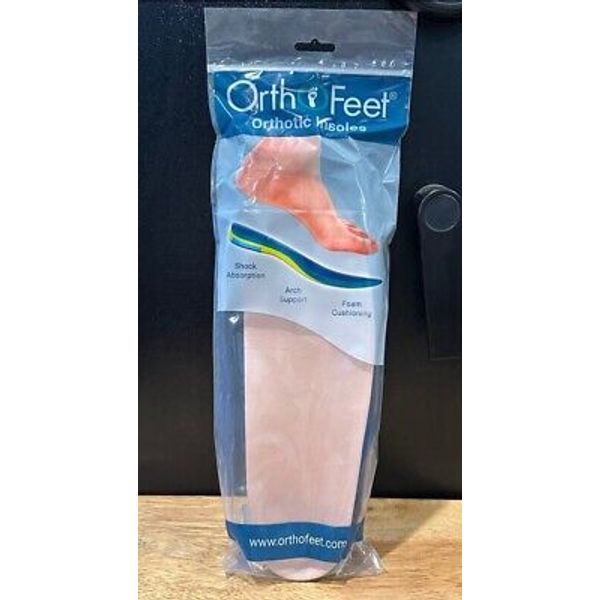 NEW & SEALED Men Size 9.5 M Ortho Feet Orthotic Insoles health & Beauty