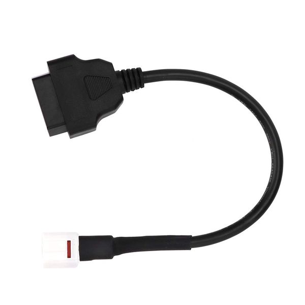 Motorcycle Diagnostic Cable,4 Pin to OBD2 Fault Code Reader Motorcycle Scanner Diagnostic Cable OBD2 Scanner Cable Fit for