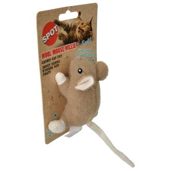 Wool Mouse W/Catnip Cat Toy