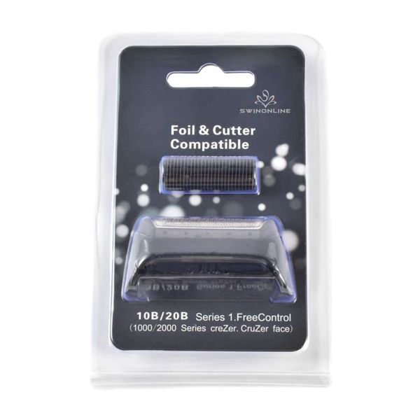 Shaver Foil and Cutter Fits Braun Cruzer 10B 20B Replacement 1000 Series CruZer 1 2 3 4 Z20 Z30 Z40 Z50 Z60 2615 2675 2775 2776 2778 2838