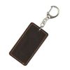 (Summary) Artec Art Glass Keychain with Leather (Rectangular) [Set of 15]