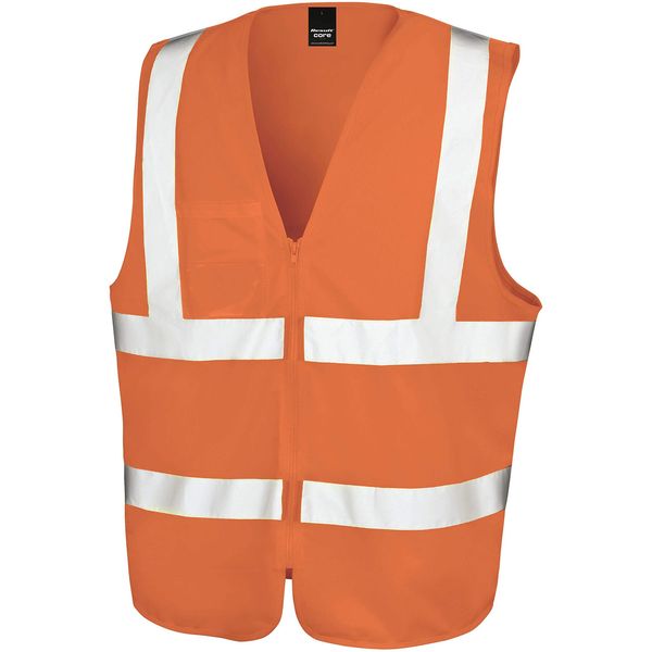Result R202X Safety Zip Tabard - Orange, Large/X-Large