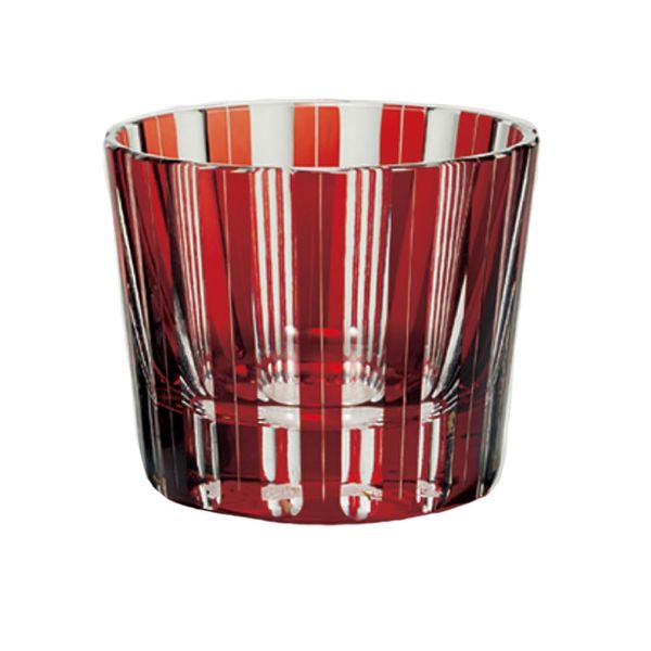 Narumi GW6000-239 Glass Works Zodiac Red 4.2 fl oz (120 cc) Cool Cold Sake Cup with Gift Box