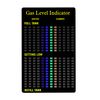 TFA Dostmann 98.1127 Magnetic Gas Level Indicator Reusable Easy to Read Black
