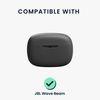 Kwmobile Earphone Case for JBL Wave Beam Case - Protective Case Dustproof Shockproof Silicone Embossed Pattern Design