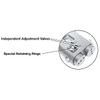 90 Hold Open Overhead Concealed Closer Package for Side-Load Installation A.D.