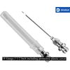 OKYOUK Minimum Grease Gun Coupler (Only 0.53 "), High Pressure Coupler Quick Release Grease Tips,Quick Connect Greasing Accessory Kit.Reach Any Grease Fitting