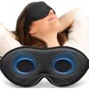Weighted Eye Mask for Sleeping, Blackout 3D Contoured Sleep Mask with Adjustable
