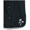 AmeriMark Easy-Care Snap Front Cobbler Aprons Vest with Two Patch Pockets Black Solid Large
