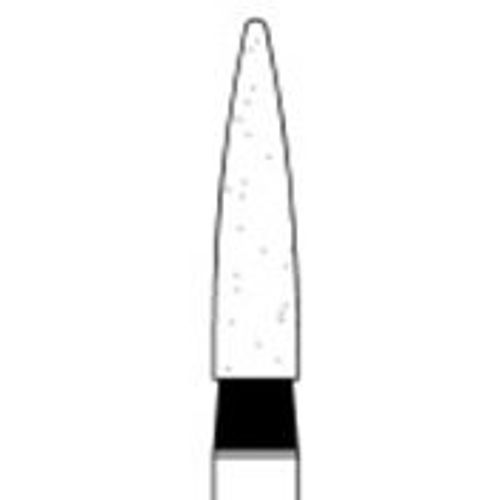 Osung 298FO-22F Dental Diamond Burs, Flame Ogival Shape, Fine Grit Multi-Use, (Pack of 5)
