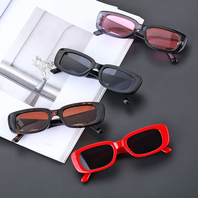 1pc Ladies' Plastic Square Frame Black Sunglasses, Suitable For Daily Wear,  Party And Vacation Uv400 Fashion Eyewear