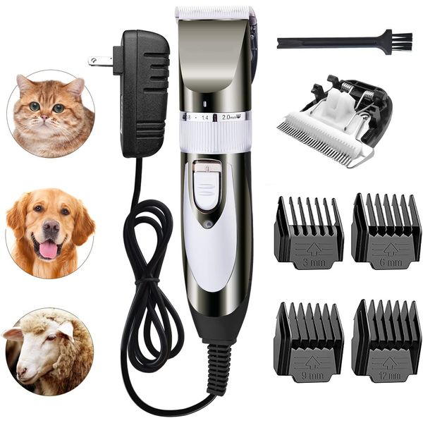 12V Professional Dog Clippers for Grooming Electric Sheep Shears Pet Grooming