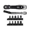 Vessel TD-25B Ultra Thin Fine Mini Ratchet Screwdriver Vent Type with 10 Bits