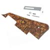 Dopro Tiger Stripe LP Guitar Pickguard with Chrome Bracket for Epiphone Les Paul