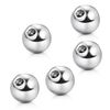 VCMART 10pcs Stainless Steel Piercing Replacement Balls