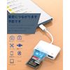 Type C USB Convert Simultaneous Fast Charging Micro SD SD Card Reader (4 in 1) Type-C Plug OTG Cable TF Micro SD Memory Card Adapter Compatible with Apple iPhone 15 Pro Max Compatible iPad Macbook Air