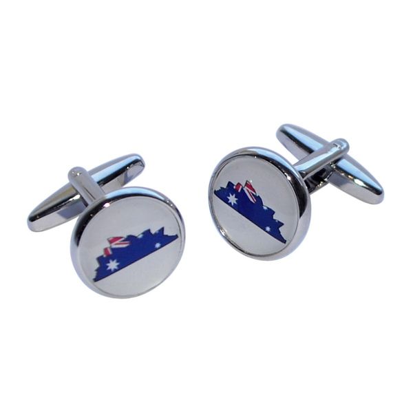Sydney Opera House Australian Flag Iconic Design Cufflinks X2BOC173