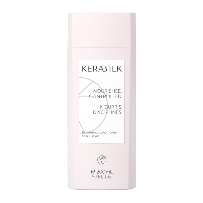 KERASILK Smoothing Shampoo |Intensively Nourishes | Tames Frizz & Smooths Strands | For Coarse, Frizzy, Unruly Hair | Improves Manageability for All Hair Types & Textures | 250ml