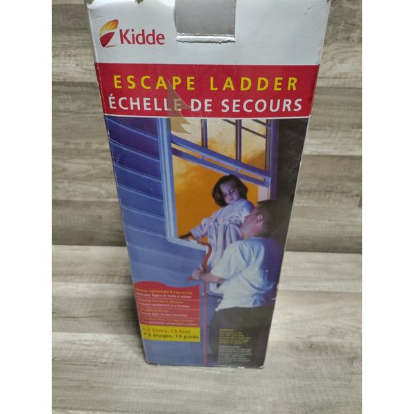 New Kidde Fire Safety Home Window Emergency Escape Ladder 2-Story 13' Foot