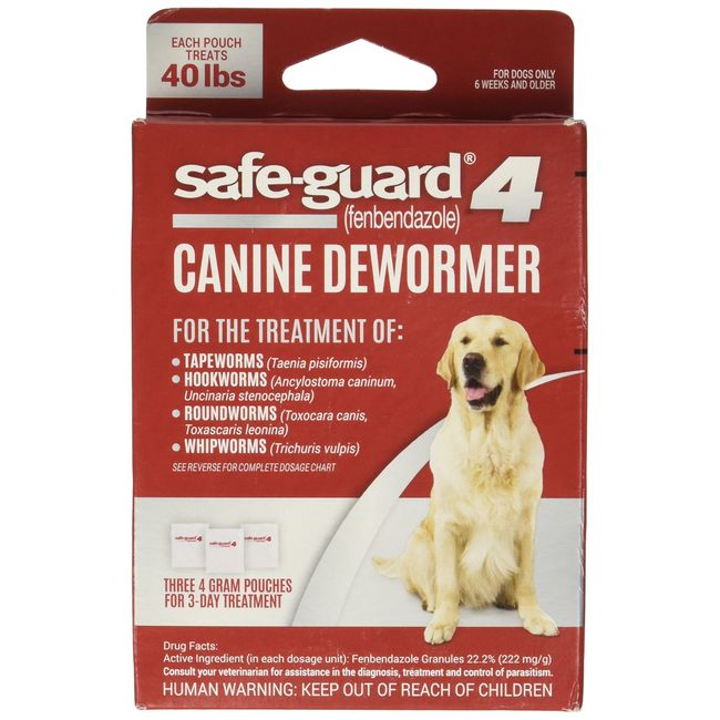 UPG - COMPANION ANIMAL Eio Wormer Safeguard 4 Lg Dog