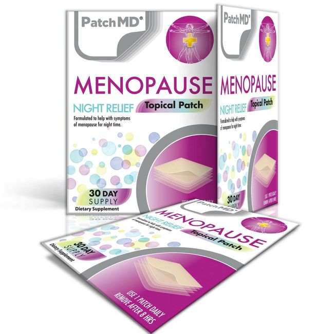 PatchMD Menopause Night - Topical Patch (30 Day Supply) Menopause Night Relief