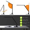 Lampat LED Desk Lamp, Dimmable Table Black, 4 Lighting Modes, 5-Level Dimmer