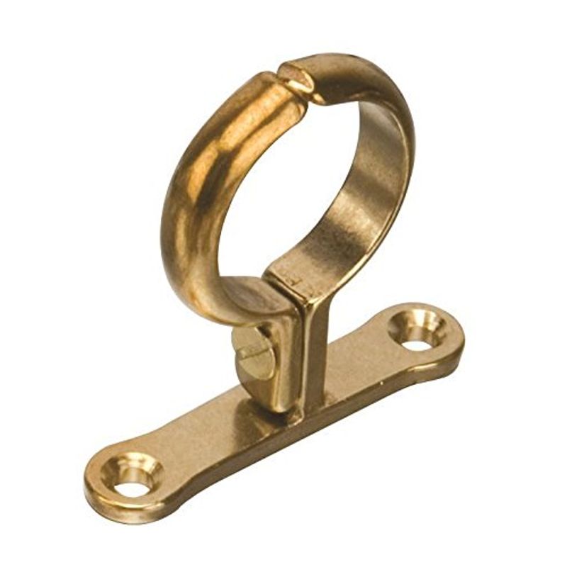 Primaflow 22mm Cast Brass Screw-On Pipe Bracket - Gold Pipe Clamp ...