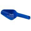 Ice Scoop Slotted Plastic 8 Ounce Blue FDA Approved.